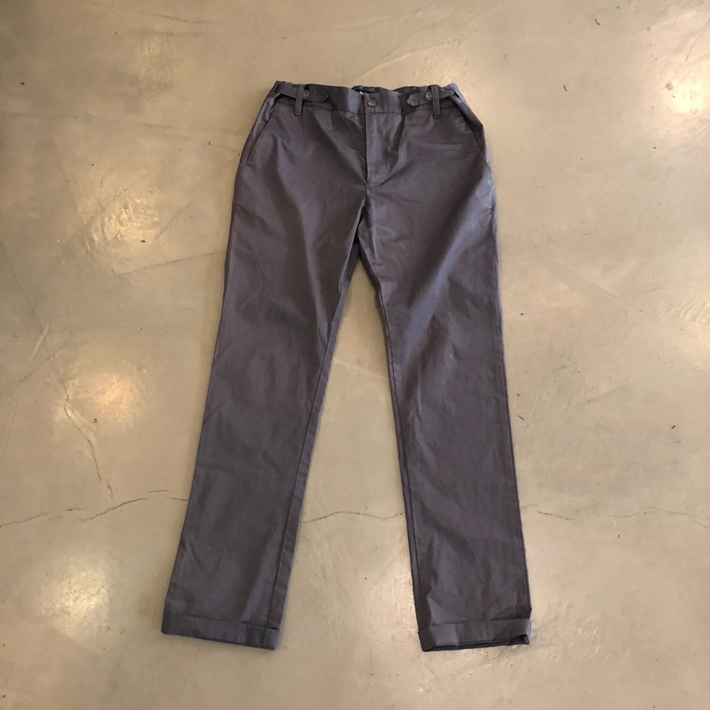 Johnny Was Biya elegant drop crotch grey slacks!